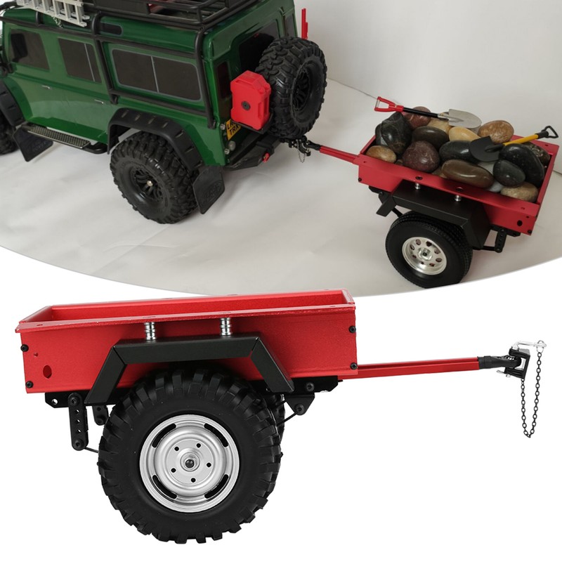 Aluminum Alloy Trailer Car Highly Simulation RC Car Vehicle Model