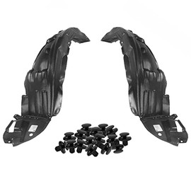 Parts N Go 2003-2008 Matrix Fender Liner Set with Clips Front Driver & Passenger Side Left Right TO1248123 TO1249123 5387602110 5387502100