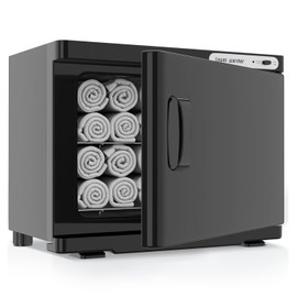 StateRiver Towel Warmer Cabinet, 23L Large Hot Bath Towel Warmer Heating Use for Facial Spa, Hair Beauty, Salon Equipment and Home- Black