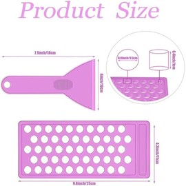 Lip Balm Filling Tray Set, 2 Pieces with Spatula, Lipstick Mould Container