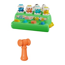 MagiDeal Interactive Popup Animal Toy Cause and Effect Toy Hand Eye Coordination Educational Sensory Game for Bedroom Home Living Room