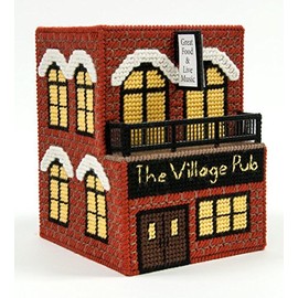 Mary Maxim Village Pub Plastic Canvas Kit