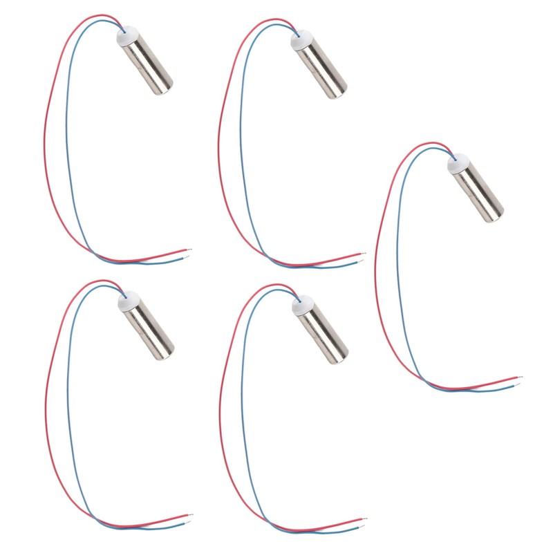 Miniature Vibration Motor Waterproof Motar 5V Iron Plastic 5pcs 14500RPM