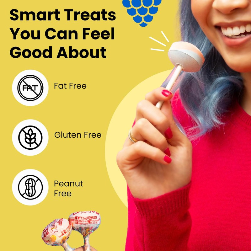 Smarties Lollies Mega - Gluten Free, Peanut Free, Fat Free