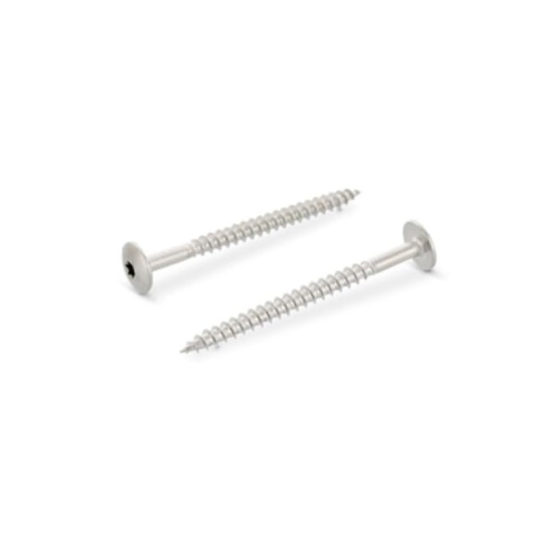 Trespo Wood Screws 5.5 x 70 mm Pack of 15