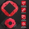 2 Pieces Radius Jig Router Templates Stencils Corner 4 in