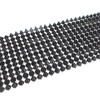 Decorative Spike Stud Trim Mesh, 1 Yard Plastic Flatback Roll,