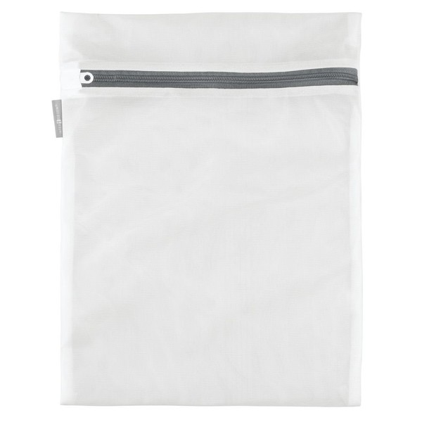 iDesign Mesh Laundry Bag with Built in Zipper for Delicates