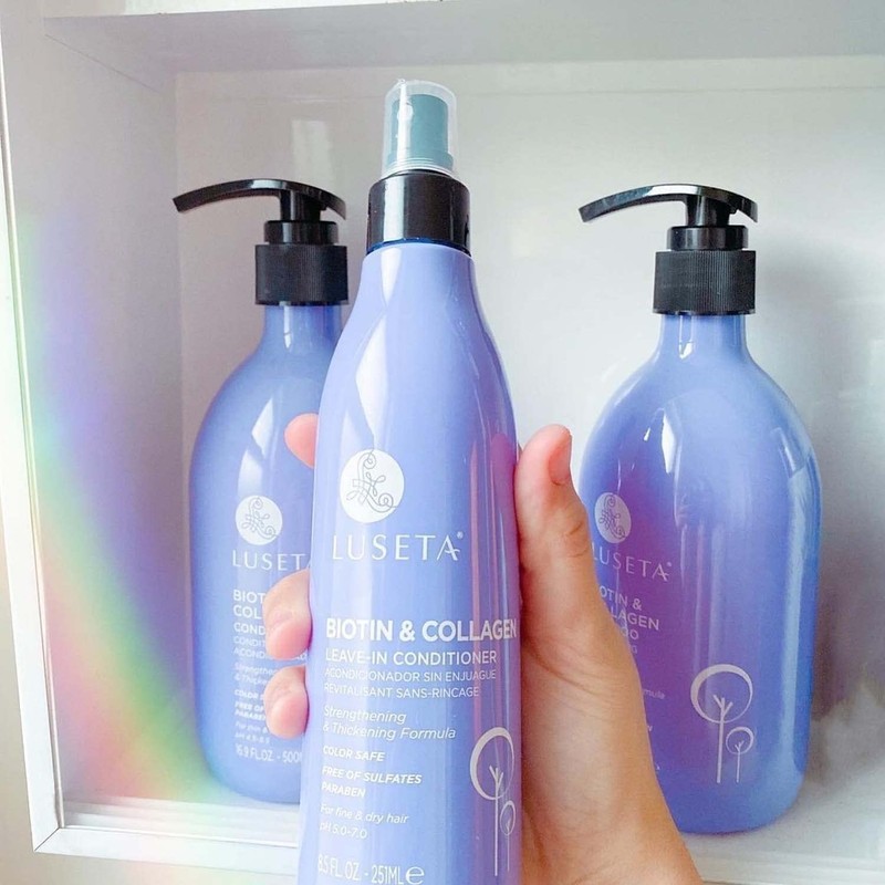 Luseta Biotin Leave in Conditioner for Dry Damaged Hair, Natural