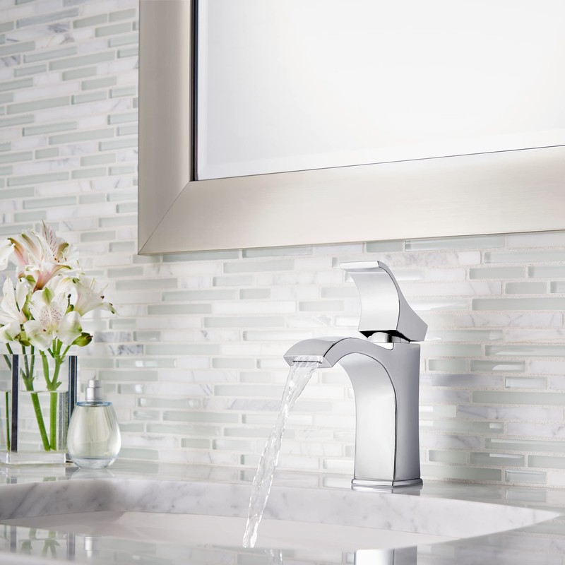 Pfister Venturi Bathroom Sink Faucet, Single Control, 1-Handle, Single Hole,