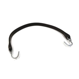 The ROP Shop (10) 21" Rubber TARP Straps Black Heavy Duty w/Hooks Natural Fasten Bungee Cord