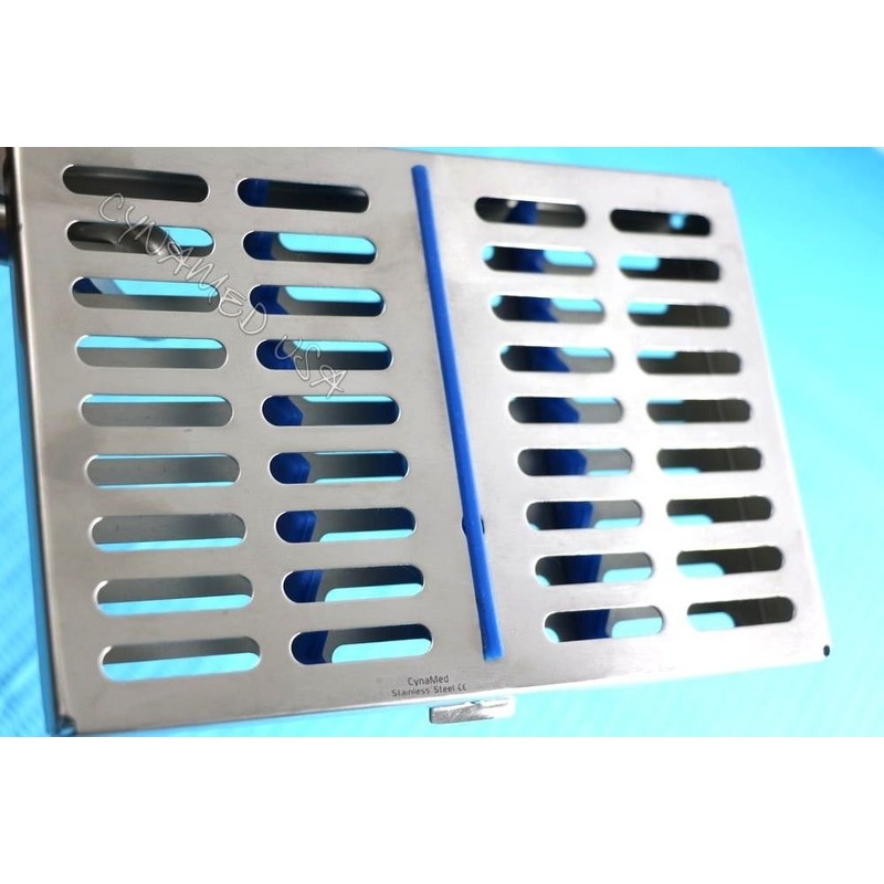 Dental Heavy Duty Autoclave Sterilization Cassette Rack Box Tray for