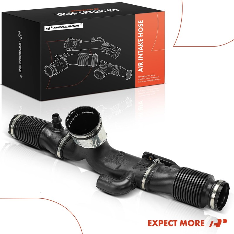 A-Premium Engine Air Cleaner Intake Hose Tube W/Clamps Compatible with