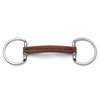 Cavalon Eggbutt Soft Leather Snaffle Bit (5")