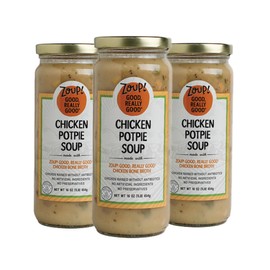 Chicken Potpie Soup by Zoup! Good, Really Good - No Artificial Ingredients, No Preservatives, Chicken Potpie Soup, 16 oz Ready to Serve (3 Pack)