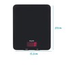 Salter Glass Electronic Digital Kitchen Scale, Black, 10 Kg Capacity