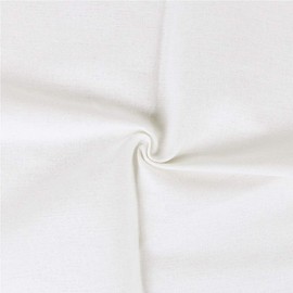 Linen Needlework Fabric, Kissbuty White Linen Fabric Cloth for Embroidery Garment Craft Flower Pot Decoration Embroidery Cross Stitch Cloth, 60 by 20 Inch