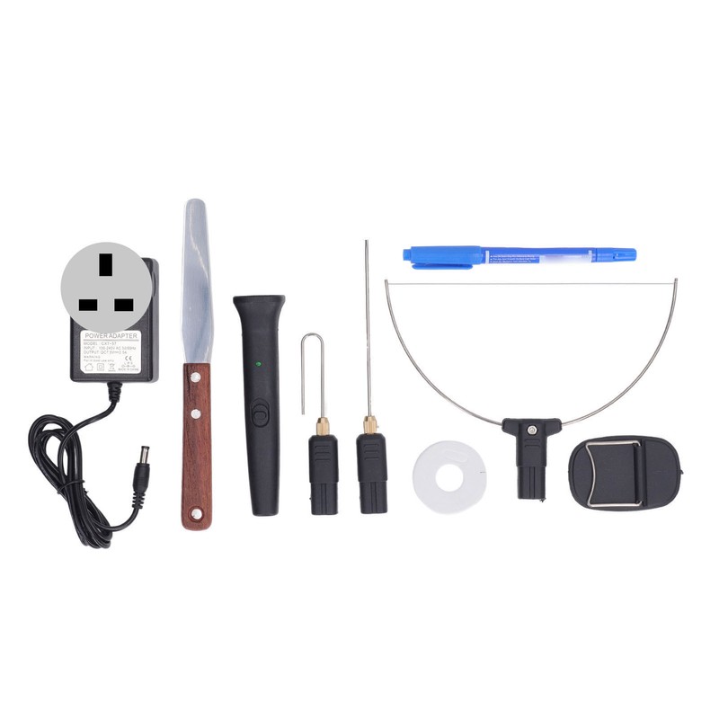 9Pcs Electric Foam Cutter Fast Heating Clean Smoothly Cutting Hot