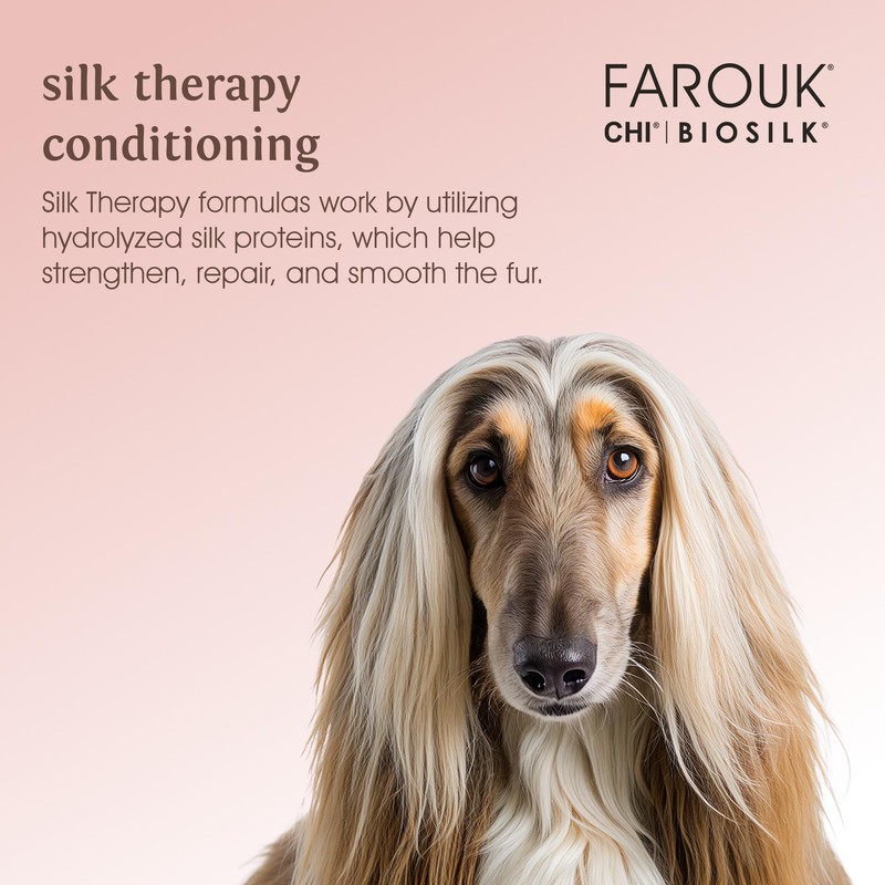 BioSilk for Dogs Silk Therapy Irresistible Deodorizing and Conditioning Spray,
