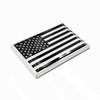 Perdecor US American Flag Sticker Emblem Black USA Decal Car