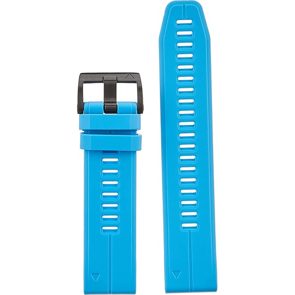 Garmin QuickFit 22 Watch Band - Cyan Blue Silicone