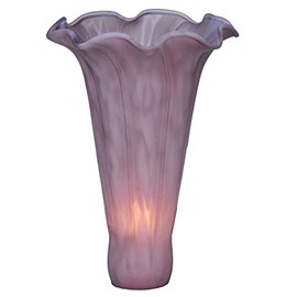 Meyda Tiffany 12911 Pond Lily Shade, 3" W x 5" H, Lavender