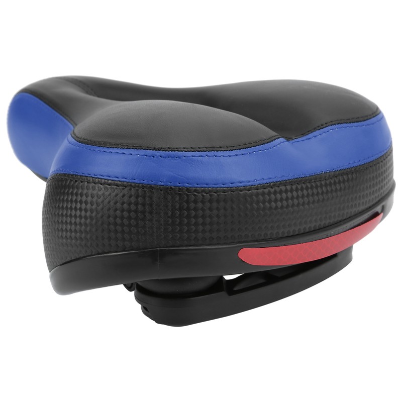 Bike Saddle Microfiber Leather HollowCarved Shock Absorber Mountain Bike Saddle