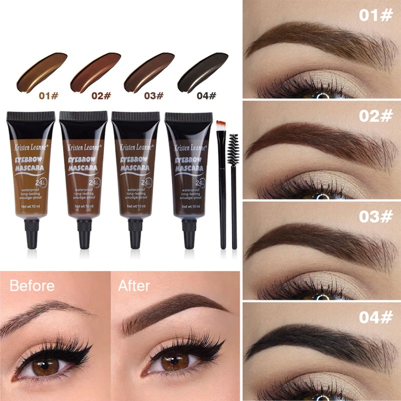 Eyebrow Pencil, Waterproof Eyebrow Gel for Long-Lasting, Semi-Permanent Liquid Tinted