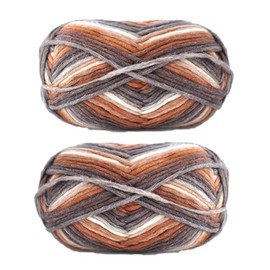 the Woolmo Blended space dyed yarn ，2 Pack of 7oz/198g