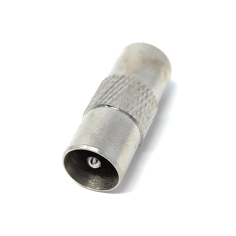 DRUT 1pcs. Male to Male TV Aerial Coaxial Coupler, RF