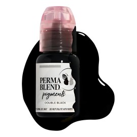 Perma Blend Tinta Negro Micropigmentación Delineador Ojos Double Black