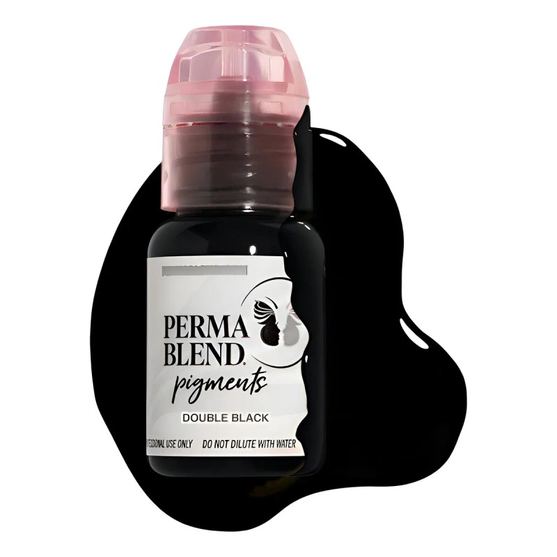 Perma Blend Tinta Negro Micropigmentación Delineador Ojos Double Black