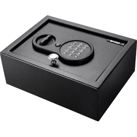 Barska Top Opening Keypad Safe – Compact Digital Security Box for Home or Office, Solid Steel, Anti-Pry Hinges, 2 Locking Bolts, Backup Keys, Floor Mat, Mounting Hardware – Jewelry & Valuables