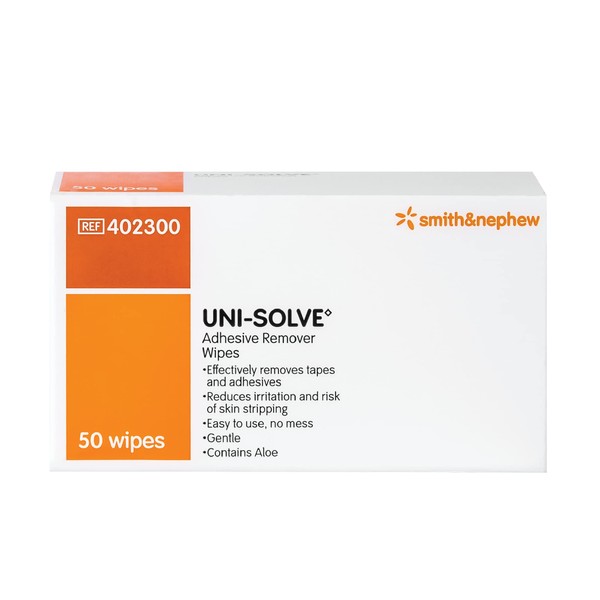 Smith & Nephew Uni Solve 402300 Adhesive Remover Wipe, Pack