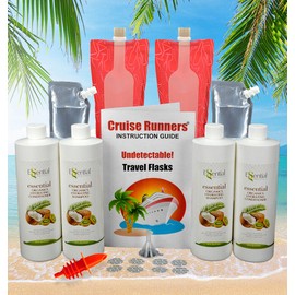 Cruise Runners Rum Runners Fake Shampoo & Conditioner Secret Hidden Alcohol Flask Rum Runners Cruise Kit