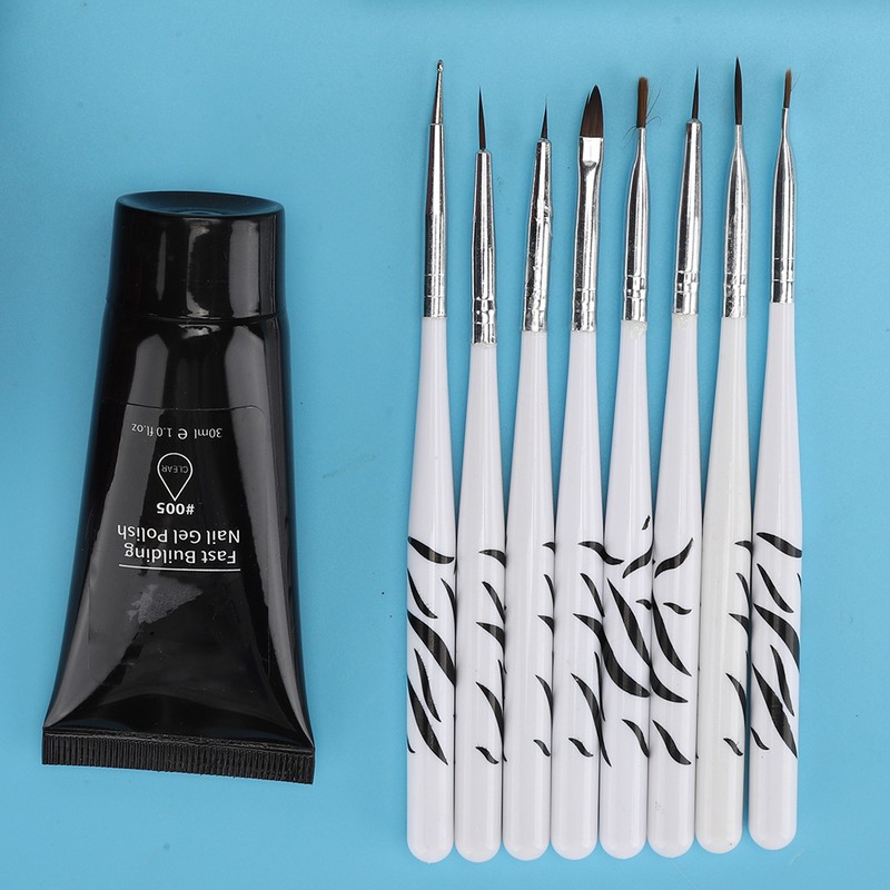 Professional Nail Extension Gel Builder DIY Paper Holder Nail Art