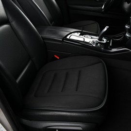 KAYI Car Seat Cushion, Memory Foam Car Seat Cushion, Anti Slip Rubber Bottom Car Seat Cushions for Driving, Suitable for Car and Office Chairs (Black)