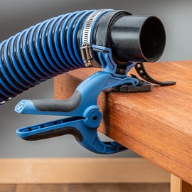 Dust Right Clamping Hose Holders, 2-pack