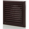 Louvred Wall Vent Grille 185mm X 185mm 125mm - 5