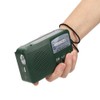 Plastic Outdoor Emergency Light Radio Hand Crank Generate Electricity Multifunction