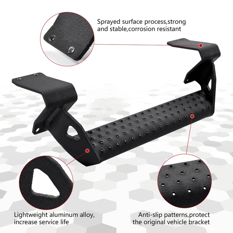 Dermon Aluminum Side Steps Running Boards Compatible with 2021-2025 Ford