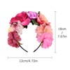 minkissy Mexican Headband Halloween Party Wreath Crown Headpiece Rose Garland