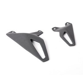 Bestem Carbon Fiber Heel Guard Cover Matte for 2020 2022 Ducati Streetfighter V4 V4 S / 2022-2024 Streetfighter V2 / 2018-2021 Ducati Panigale V4 V4S