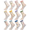 LOHO WONDERZ 12 Pairs Flower Sheer Socks, Cute Floral Ruffle