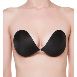 NuBra Feather-Lite Super Light Adhesive Bra #F700, Black b