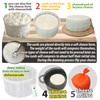 Kit de 6 piezas para hacer quesos perforados para prensar