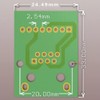 Willwewon RJ45 Ethernet Single Female Socket Connector Breakout Board, 2.54