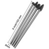 Wolfride 4pcs Long Shank Tungsten Carbide Burr Set 6mm Shank