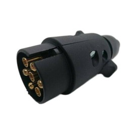 Anhängerstecker 7 Polig PKW KFZ Original 12V Stecker Schraubkontakt