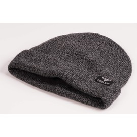 Forecast Thermal Hat, Fleece Back Watch, charcoal gray